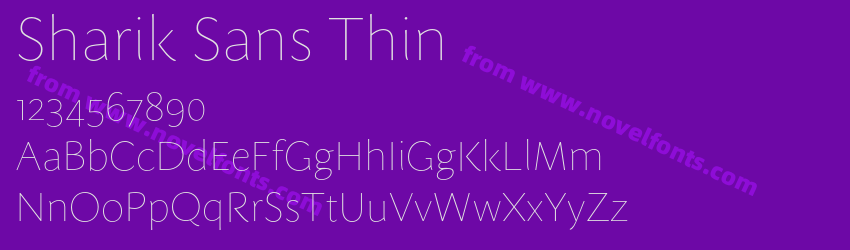 Sharik Sans ThinPreview Sharik Sans ThinPreview