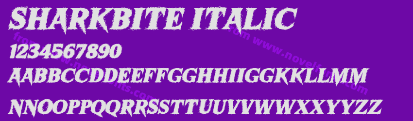 Sharkbite ItalicPreview Sharkbite ItalicPreview