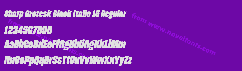 Sharp Grotesk Black Italic 15 RegularPreview Sharp Grotesk Black Italic 15 RegularPreview