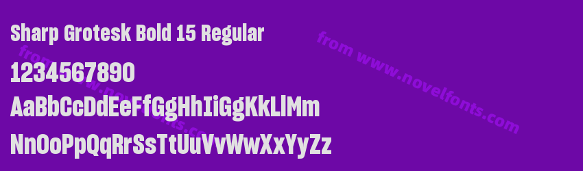 Sharp Grotesk Bold 15 RegularPreview Sharp Grotesk Bold 15 RegularPreview