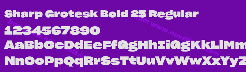 Sharp Grotesk Bold 25 RegularPreview Sharp Grotesk Bold 25 RegularPreview