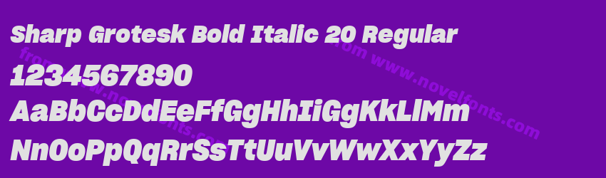 Sharp Grotesk Bold Italic 20 RegularPreview Sharp Grotesk Bold Italic 20 RegularPreview