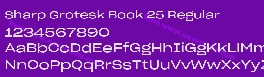Sharp Grotesk Book 25 RegularPreview Sharp Grotesk Book 25 RegularPreview