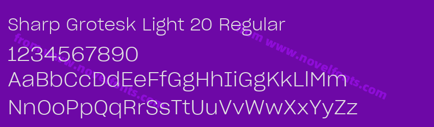 Sharp Grotesk Light 20 RegularPreview Sharp Grotesk Light 20 RegularPreview