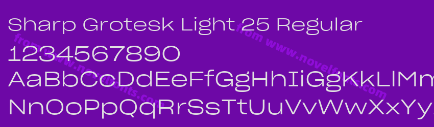 Sharp Grotesk Light 25 RegularPreview Sharp Grotesk Light 25 RegularPreview