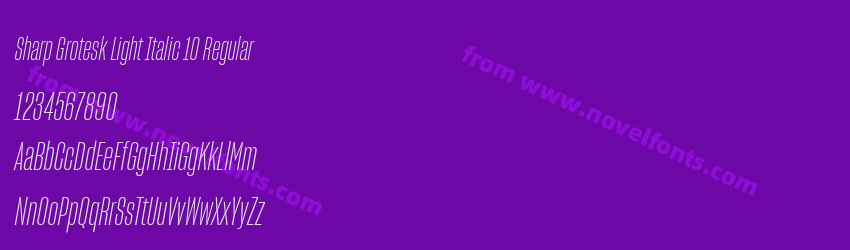 Sharp Grotesk Light Italic 10 RegularPreview Sharp Grotesk Light Italic 10 RegularPreview