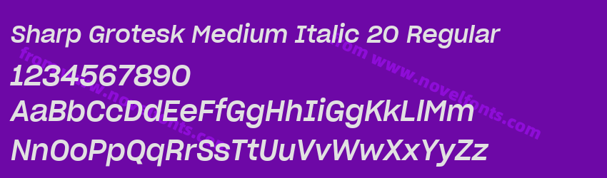 Sharp Grotesk Medium Italic 20 RegularPreview Sharp Grotesk Medium Italic 20 RegularPreview