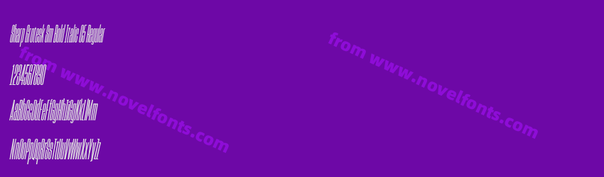 Sharp Grotesk Sm Bold Italic 05 RegularPreview