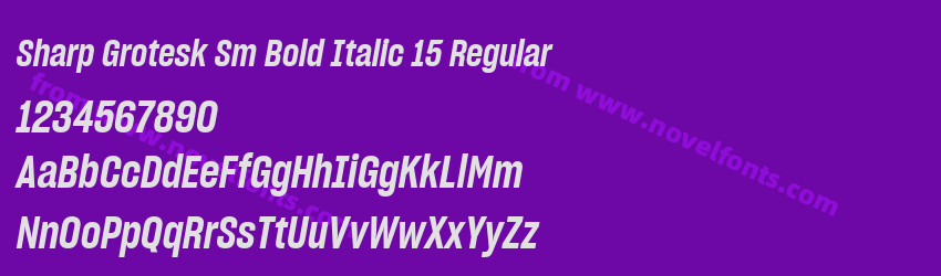 Sharp Grotesk Sm Bold Italic 15 RegularPreview Sharp Grotesk Sm Bold Italic 15 RegularPreview