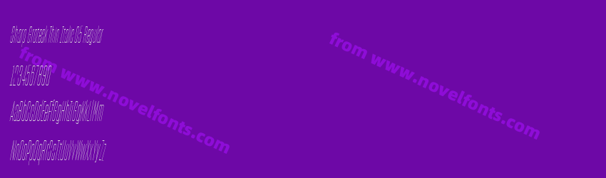 Sharp Grotesk Thin Italic 05 RegularPreview Sharp Grotesk Thin Italic 05 RegularPreview