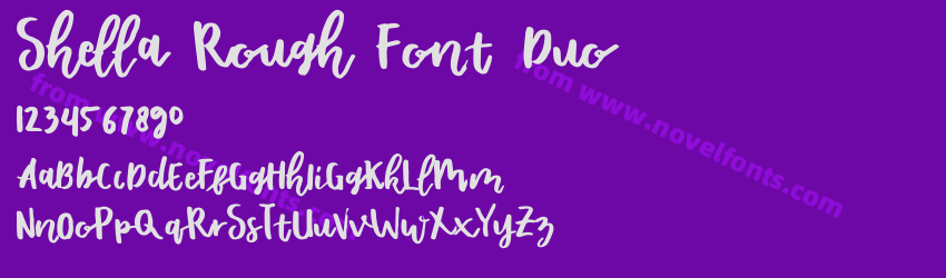 Shella Rough Font DuoPreview Shella Rough Font DuoPreview