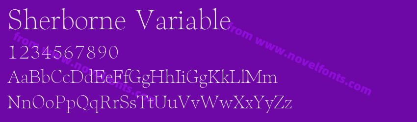 Sherborne VariablePreview Sherborne VariablePreview