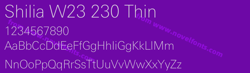 Shilia W23 230 ThinPreview Shilia W23 230 ThinPreview
