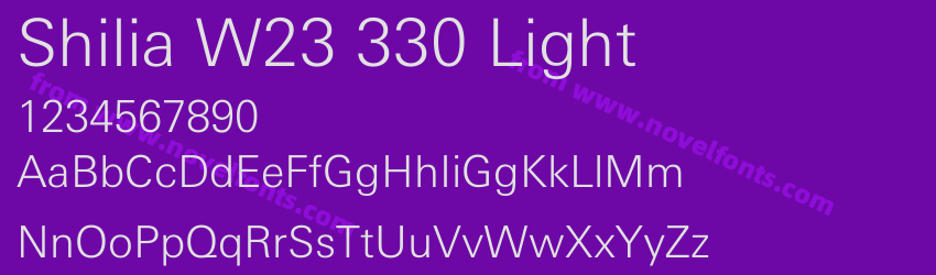 Shilia W23 330 LightPreview Shilia W23 330 LightPreview