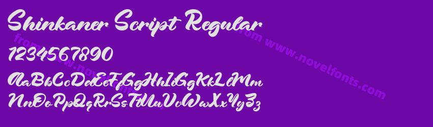 Shinkaner Script RegularPreview Shinkaner Script RegularPreview