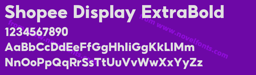 Shopee Display ExtraBoldPreview Shopee Display ExtraBoldPreview