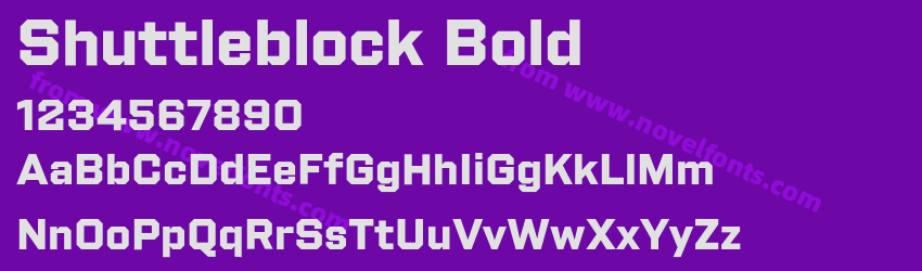 Shuttleblock BoldPreview Shuttleblock BoldPreview