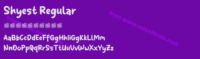 Shyest RegularPreview Shyest RegularPreview