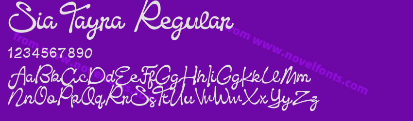 Sia Tayra RegularPreview Sia Tayra RegularPreview