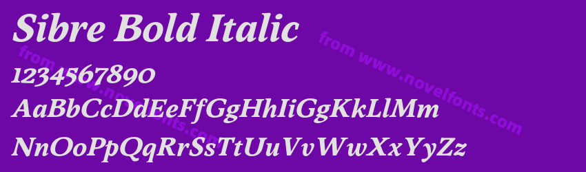 Sibre Bold ItalicPreview Sibre Bold ItalicPreview