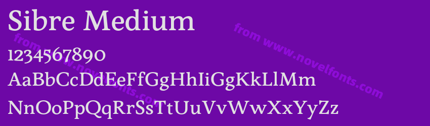 Sibre MediumPreview Sibre MediumPreview