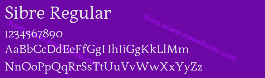 Sibre RegularPreview Sibre RegularPreview