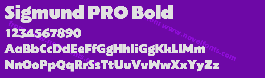 Sigmund PRO BoldPreview Sigmund PRO BoldPreview