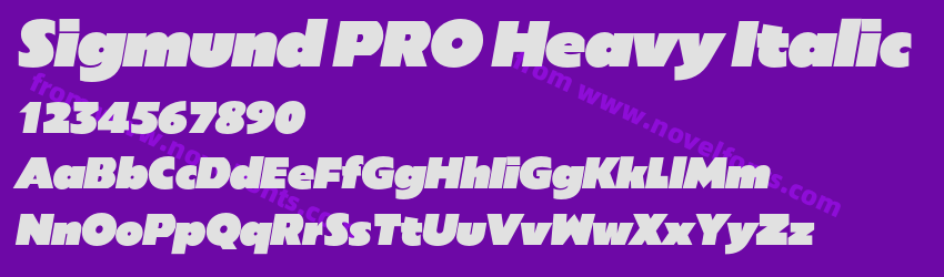 Sigmund PRO Heavy ItalicPreview Sigmund PRO Heavy ItalicPreview