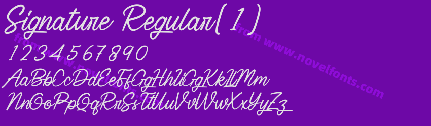 Signature Regular(1)Preview Signature Regular(1)Preview