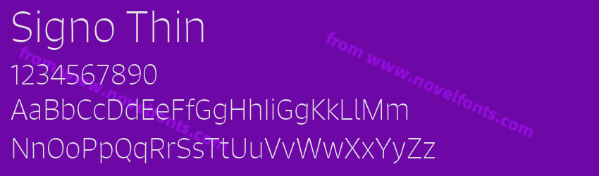 Signo ThinPreview Signo ThinPreview