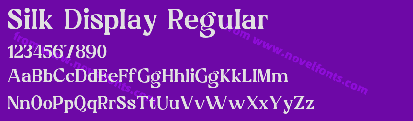 Silk Display RegularPreview Silk Display RegularPreview