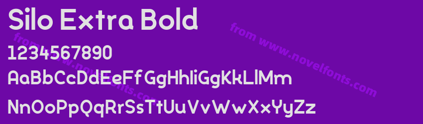Silo Extra BoldPreview Silo Extra BoldPreview