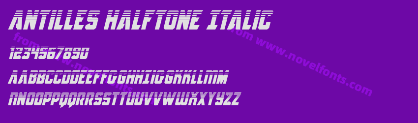 Antilles Halftone ItalicPreview