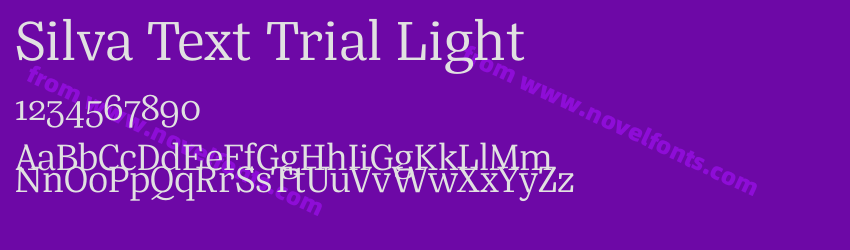 Silva Text Trial LightPreview Silva Text Trial LightPreview