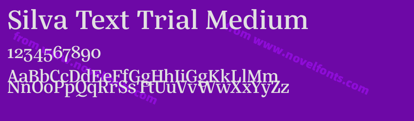 Silva Text Trial MediumPreview Silva Text Trial MediumPreview