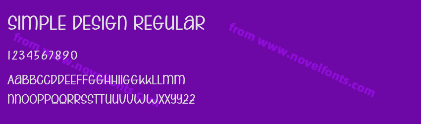 Simple Design RegularPreview Simple Design RegularPreview