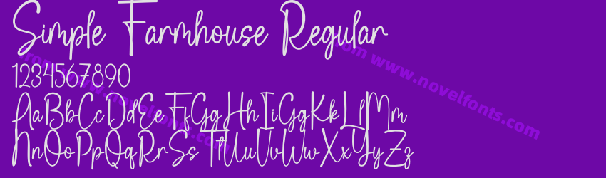 Simple Farmhouse RegularPreview Simple Farmhouse RegularPreview