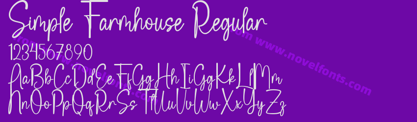 Simple Farmhouse RegularPreview Simple Farmhouse RegularPreview