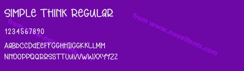 Simple Think RegularPreview Simple Think RegularPreview