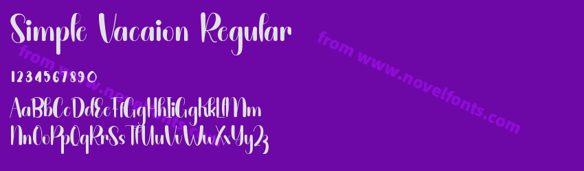 Simple Vacaion RegularPreview Simple Vacaion RegularPreview
