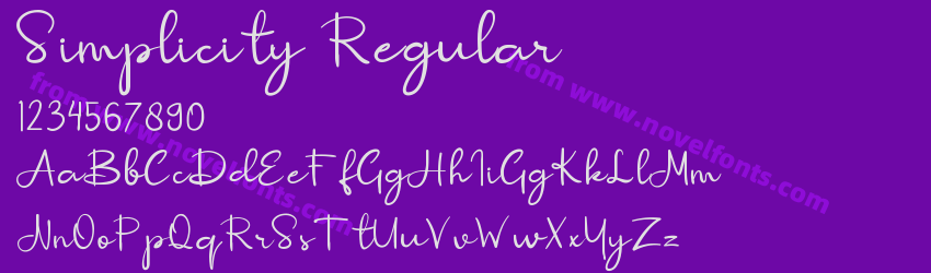 Simplicity RegularPreview Simplicity RegularPreview