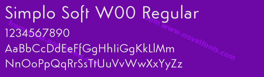 Simplo Soft W00 RegularPreview Simplo Soft W00 RegularPreview