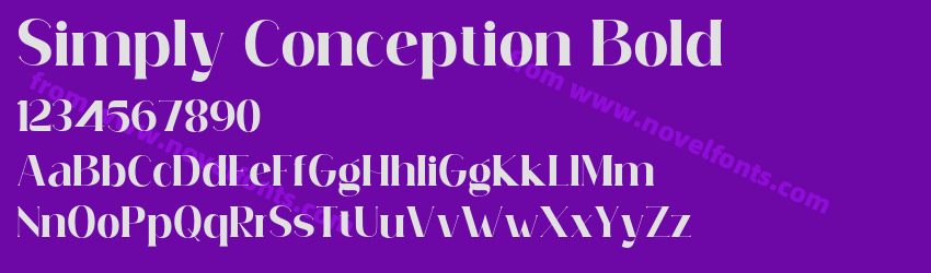 Simply Conception BoldPreview Simply Conception BoldPreview