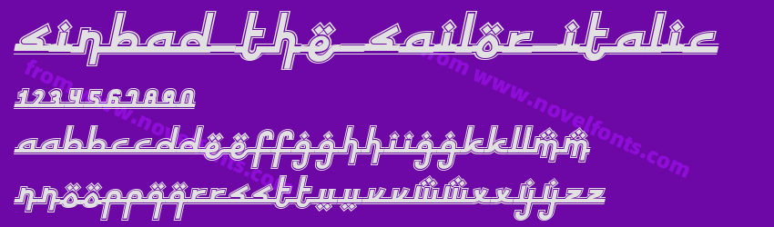 Sinbad the Sailor ItalicPreview Sinbad the Sailor ItalicPreview
