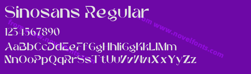 Sinosans RegularPreview Sinosans RegularPreview