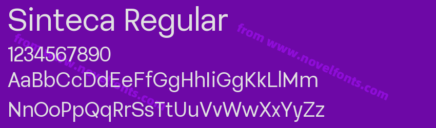 Sinteca RegularPreview Sinteca RegularPreview