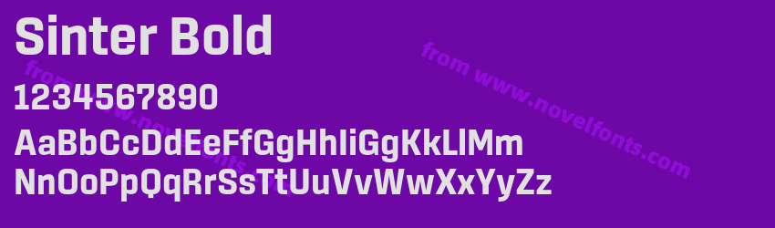 Sinter BoldPreview Sinter BoldPreview