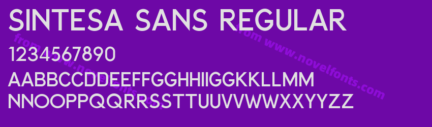 Sintesa Sans RegularPreview Sintesa Sans RegularPreview