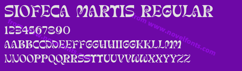 Siofeca Martis RegularPreview Siofeca Martis RegularPreview