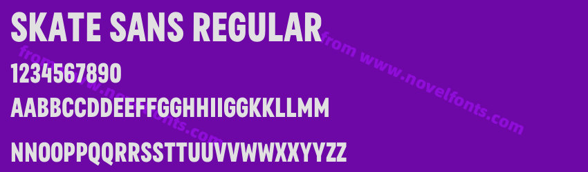 Skate Sans RegularPreview Skate Sans RegularPreview